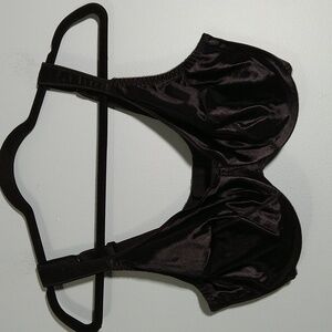 Just My Size Bra 40DD Black Underwire Padded Shoulder Adjustable Straps #1151